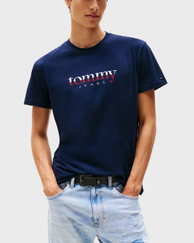 TOMMY JEANS ΑΝΔΡΙΚΗ ΚΟΝΤΟΜΑΝΙΚΗ ΜΠΛΟΥΖΑ - DM0DM21978 - ΜΠΛΕ