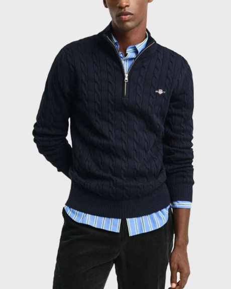 GANT ΑΝΔΡΙΚΟ ΠΟΥΛΟΒΕΡ HALF-ZIP - 3G8050603