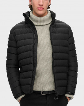 SUPERDRY FUJI PADDED ΑΝΔΡΙΚΟ PUFFER ΜΠΟΥΦΑΝ - Μ5011757Α - ΜΑΥΡΟ