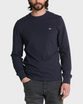 GANT ΑΝΔΡΙΚΗ ΜΑΚΡΥΜΑΝΙΚΗ ΜΠΛΟΥΖΑ - 3G2022143 - ΜΠΛΕ