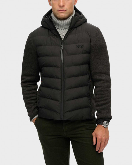 SUPERDRY STORM KNIT HYBRID ΑΝΔΡΙΚΟ ΜΠΛΟΥΦΑΝ - M5012293Α