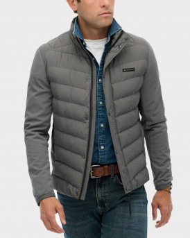 SUPERDRY D1 SDSW STORM POPPER SOFTSHELL ΑΝΔΡΙΚΟ ΜΠΟΥΦΑΝ - M5012253Α - ΓΚΡΙ