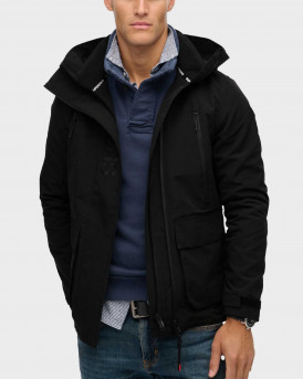 SUPERDRY ULTIMATE EMB WINDBREAKER ΑΝΔΡΙΚΟ ΜΠΟΥΦΑΝ - M5012104Α - ΜΑΥΡΟ