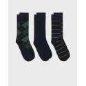 GANT MEN'S SOCKS SET OF 3 PCS. - 3G9960334 - BLUE