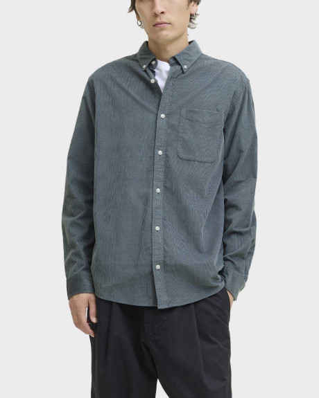 JACK & JONES ΑΝΔΡΙΚΟ ΠΟΥΚΑΜΙΣΟ ΚΟΤΛΕ - 12278967