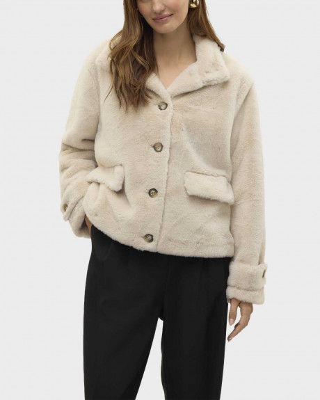 VERO MODA SONJAEVA ΓΥΝΑΙΚΕΙΟ ΚΟΝΤΟ ΓΟΥΝΙΝΟ ΠΑΛΤΟ - 10310303