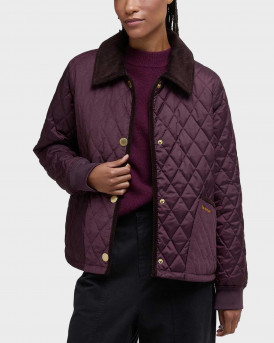 BARBOUR MARLA ΓΥΝΑΙΚΕΙΟ ΚΑΠΙΤΟΝΕ ΜΠΟΥΦΑΝ - LQU1836 - ΜΠΟΡΝΤΩ