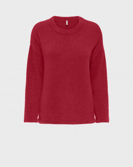 ONLY PETRA ΓΥΝΑΙΚΕΙΟ ΠΟΥΛΟΒΕΡ - 15350652 - ΚΟΚΚΙΝΟ