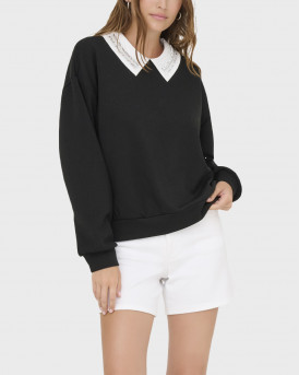 ONLY WILLOW ΓΥΝΑΙΚΕΙΟ ΦΟΥΤΕΡ ΜΕ ΓΙΑΚΑ - 15356097 - ΜΑΥΡΟ