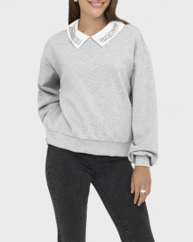 ONLY WILLOW ΓΥΝΑΙΚΕΙΟ ΦΟΥΤΕΡ ΜΕ ΓΙΑΚΑ - 15356097 - ΓΚΡΙ