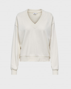 ONLY BELLA ΓΥΝΑΙΚΕΙΟ ΦΟΥΤΕΡ ΜΕ V ΛΑΙΜΟΚΟΨΗ - 15356114 - ΕΚΡΟΥ