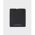TOMMY HILFIGER CORPORATE ΑΝΔΡΙΚΟ ΔΕΡΜΑΤΙΝΟ ΠΟΡΤΟΦΟΛΙ - AΜ0ΑΜ13742 - ΜΑΥΡΟ