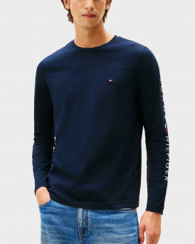 TOMMY HILFIGER ΑΝΔΡΙΚΗ ΜΑΚΡΥΜΑΝΙΚΗ ΜΠΛΟΥΖΑ - MW0MW09096 - ΜΠΛΕ