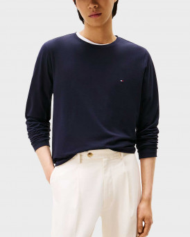TOMMY HILFIGER ΑΝΔΡΙΚΗ ΜΑΚΡΥΜΑΝΙΚΗ ΜΠΛΟΥΖΑ - MW0MW10804 - ΜΠΛΕ