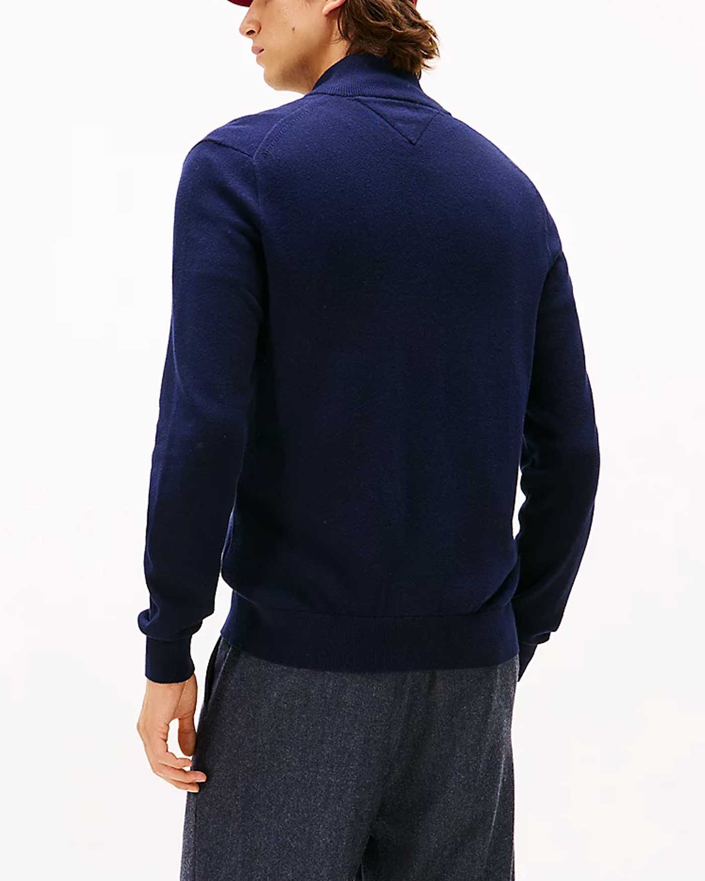 TOMMY HILFIGER MEN'S ZIP UP KNIT CARDIGAN - MW0MW28050 - sagiakos