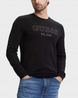 GUESS BEAU CN ΑΝΔΡΙΚΟ ΦΟΥΤΕΡ - M5YQ08KCN01 - ΜΑΥΡΟ