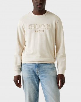 GUESS BEAU CN ΑΝΔΡΙΚΟ ΦΟΥΤΕΡ - M5YQ08KCN01 - ΕΚΡΟΥ