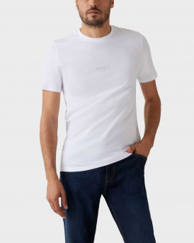 GUESS AIDY ΑΝΔΡΙΚΗ ΚΟΝΤΟΜΑΝΙΚΗ ΜΠΛΟΥΖΑ - M2YI72I3Z14 - ΑΣΠΡΟ