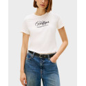 TOMMY HILFIGER ΓΥΝΑΙΚΕΙΑ ΚΟΝΤΟΜΑΝΙΚΗ ΜΠΛΟΥΖΑ - WW0WW46120 - ΕΚΡΟΥ