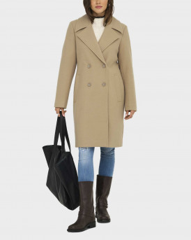 ONLY LADINA ΓΥΝΑΙΚΕΙΟ ΜΑΚΡΥ ΣΤΑΥΡΩΤΟ ΠΑΛΤΟ - 15349217 - ΜΠΕΖ