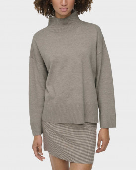 ONLY COCO ΓΥΝΑΙΚΕΙΟ ΠΟΥΛΟΒΕΡ ΜΕ ΨΗΛΟ ΛΑΙΜΟ - 15349969 - ΜΠΕΖ