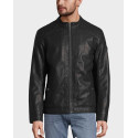 TOM TAILOR ΑΝΔΡΙΚΟ ECO-LEATHER BIKER TZAKET - 1026337 - ΜΑΥΡΟ