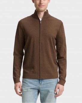 TOM TAILOR ΑΝΔΡΙΚΗ ΠΛΕΚΤΗ ΖΑΚΕΤΑ ΜΕ ΦΕΡΜΟΥΑΡ - 1047571 - ΚΑΦΕ