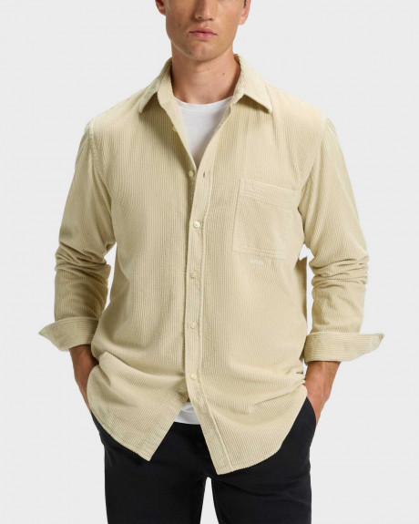 BOSS RELEGANT_6_M ΑΝΔΡΙΚΟ ΚΟΤΛΕ ΠΟΥΚΑΜΙΣΟ - 50548976