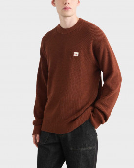 CALVIN KLEIN JEANS ΑΝΔΡΙΚΟ ΠΟΥΛΟΒΕΡ - LV04RD313G - ΚΕΡΑΜΙΔΙ