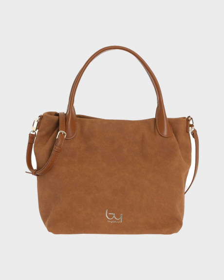 BY BYBLOS DAISY SUEDE WOMEN'S SHOULDER BAG - ΒYBS66B01 