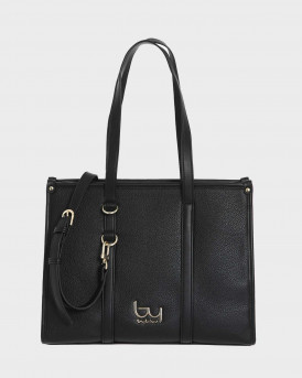 BY BYBLOS ARIANA WOMEN'S SHOULDER BAG - BYBS52Β01  - BLACK