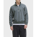 JACK & JONES SOHO ΑΝΔΡΙΚΟ HALF-ZIP ΦΟΥΤΕΡ - 12278793 - ΜΑΥΡΟ