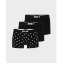 BOSS TRUNK MEN'S 3-PACK BOXERS - 50549832 - BLACK