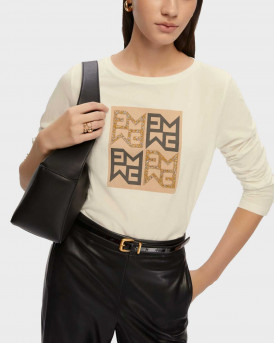 EMME BY MARELLA ΓΥΝΑΙΚΕΙΑ ΜΑΚΡΥΜΑΝΙΚΗ ΜΠΛΟΥΖΑ - 25259760122 - ΕΚΡΟΥ