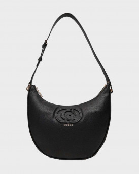 GUESS CALEBRA HOBO ΓΥΝΑΙΚΕΙΑ ΤΣΑΝΤΑ ΩΜΟΥ - HWBG9536020  - ΜΑΥΡΟ
