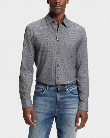 BOSS P-ROAN ΑΝΔΡΙΚΟ ΠΟΥΚΑΜΙΣΟ ΣΤΕΝΗ ΓΡΑΜΜΗ - 50550652 