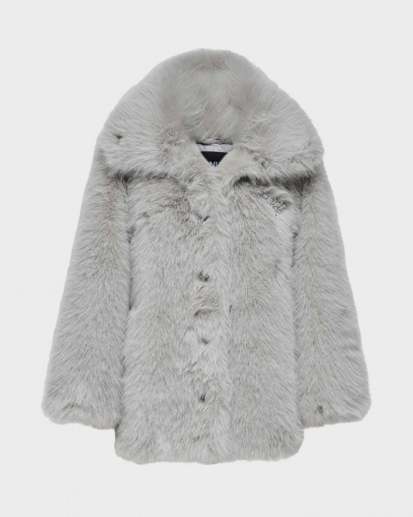 ONLY ASHIA WOMEN'S FAUX FUR COAT - 15356621