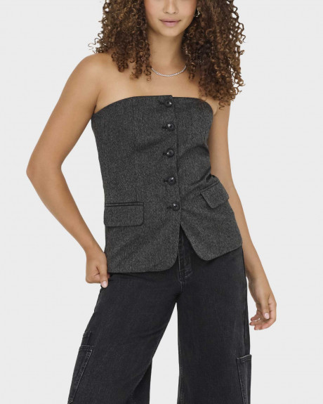 ONLY MARNIE ΓΥΝΑΙΚΕΙΟ ΣΤΡΑΠΛΕΣ ΤΟΠ ΣΤΥΛ ΓΙΛΕΚΟ - 15357612