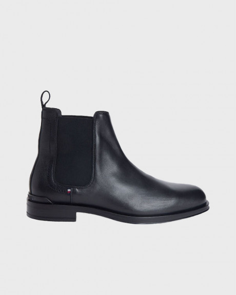 TOMMY HILFIGER ΑΝΔΡΙΚΑ ΔΕΡΜΑΤΙΝΑ CHELSEA ΜΠΟΤΑΚΙΑ - FM0FM05578