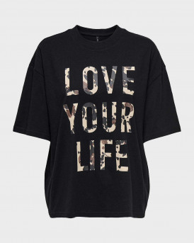 ONLY RIRI ΓΥΝΑΙΚΕΙΑ ΚΟΝΤΟΜΑΝΙΚΗ ΜΠΛΟΥΖΑ - 15358200 - ΜΑΥΡΟ