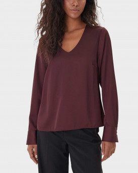 ONLY MIKA ΓΥΝΑΙΚΕΙΑ ΜΑΚΡΥΜΑΝΙΚΗ ΣΑΤΕΝ ΜΠΛΟΥΖΑ - 15361191 - ΜΠΟΡΝΤΩ