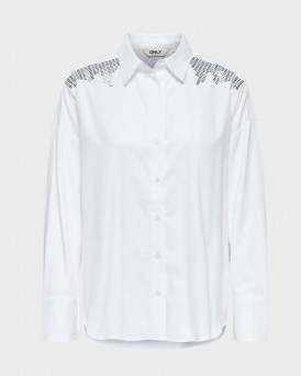 ONLY OREGON ΓΥΝΑΙΚΕΙΟ ΠΟΥΚΑΜΙΣΟ - 15354862 - ΑΣΠΡΟ