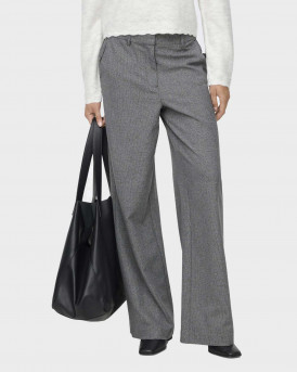 ONLY DELL ΓΥΝΑΙΚΕΙΟ ΥΦΑΣΜΑΤΙΝΟ ΠΑΝΤΕΛΟΝΙ WIDE LEG - 15351146 - ΓΚΡΙ