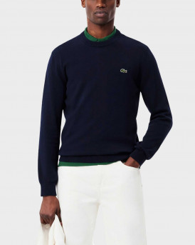 LACOSTE ΑΝΔΡΙΚΟ ΠΟΥΛΟΒΕΡ - AH1985 - ΜΠΛΕ