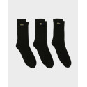 LACOSTE MEN'S 3-PACK SOCKS - RA4182 - BLACK