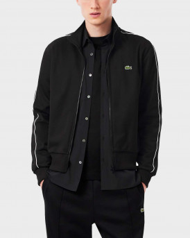 LACOSTE PARIS PIQUE ΑΝΔΡΙΚΗ ΖΑΚΕΤΑ ΜΕ ΦΕΡΜΟΥΑΡ - SH145700 - ΜΑΥΡΟ