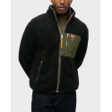 SUPERDRY VINTAGE RETRO ΑΝΔΡΙΚH FLEECE ZAKETA - Μ2014141A - ΜΑΥΡΟ