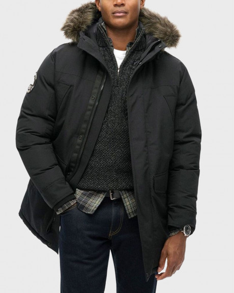 SUPERDRY 'EVEREST' FAUX FUR PARKA ΑΝΔΡΙΚΟ ΜΠΟΥΦΑΝ - Μ5011929Α