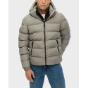 SUPERDRY HOODED SPORTS ΑΝΔΡΙΚΟ PUFFER ΜΠΟΥΦΑΝ - Μ5011905Α - ΜΑΥΡΟ