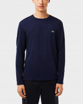 LACOSTE ΑΝΔΡΙΚΗ ΜΑΚΡΥΜΑΝΙΚΗ ΜΠΛΟΥΖΑ - ΤH6712 - ΜΑΥΡΟ